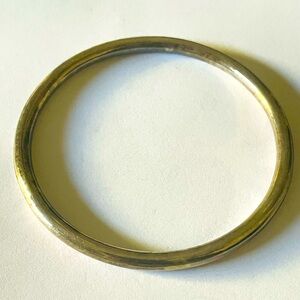 Vintage sterling silver Mexico Taxco minimalist bangle bracelet